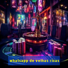 whatsapp de velhas ricas